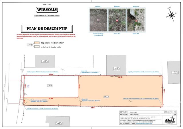 terrain à vendre - 643.0 m2 - WISSOUS - 91 - ILE-DE-FRANCE - Century 21 Eureka